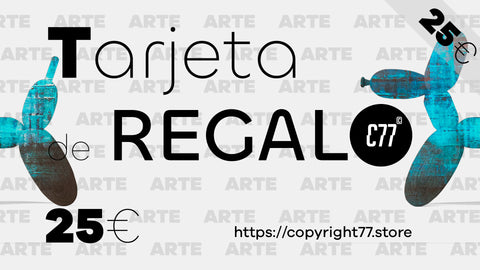 Tarjeta regalo - Copyright77